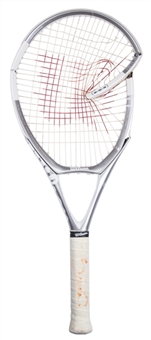 2005 Serena Williams Wimbledon Used, Photo Matched & Signed Wilson Tennis Racquet Smashed In First Set of First Round Match (Sports Investors Authentication & Beckett)